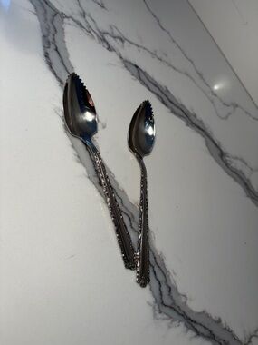 Ornate Grapefruit Spoons - Set of 2